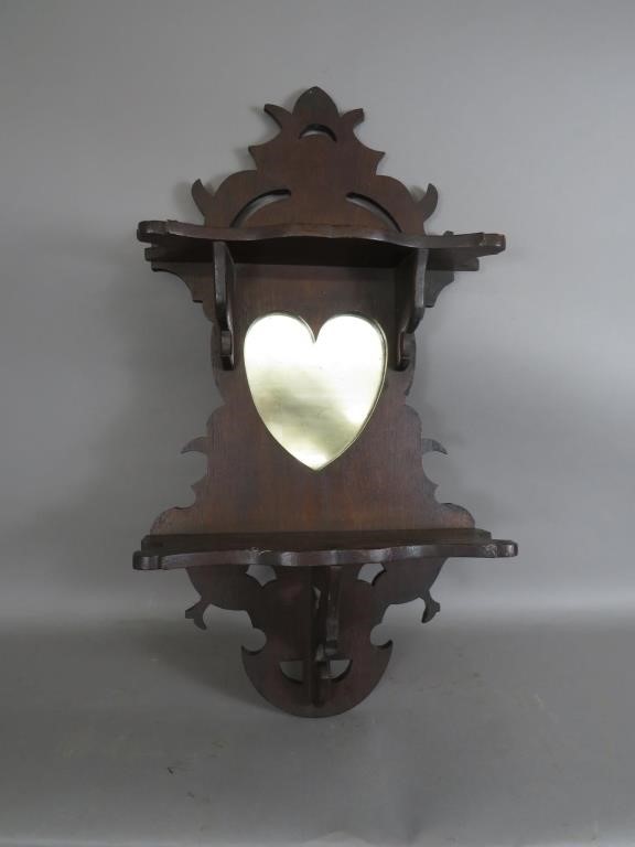 MAHOGANY FOLK ART FRETWORK