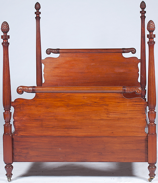 Mahogany Four Post Bed 20th century