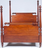 Mahogany Four Post Bed 20th ce