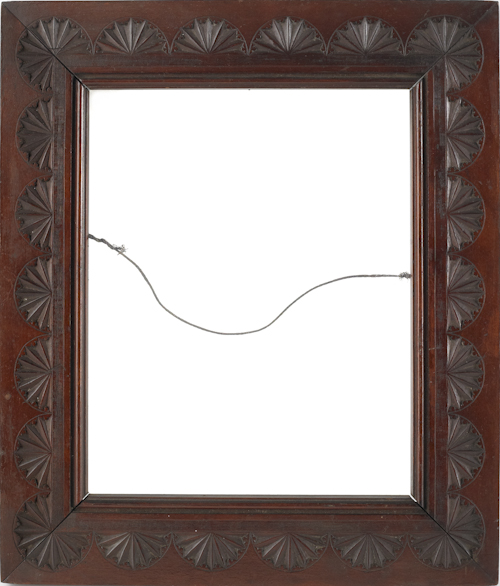 Mahogany frame 19th c. with