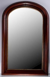 MAHOGANY FRAMED ARCHED TOP MIR