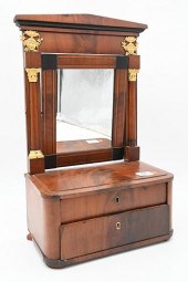 MAHOGANY FRENCH EMPIRE SHAVING