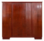MAHOGANY GENTLEMAN'S ARMOIRE M