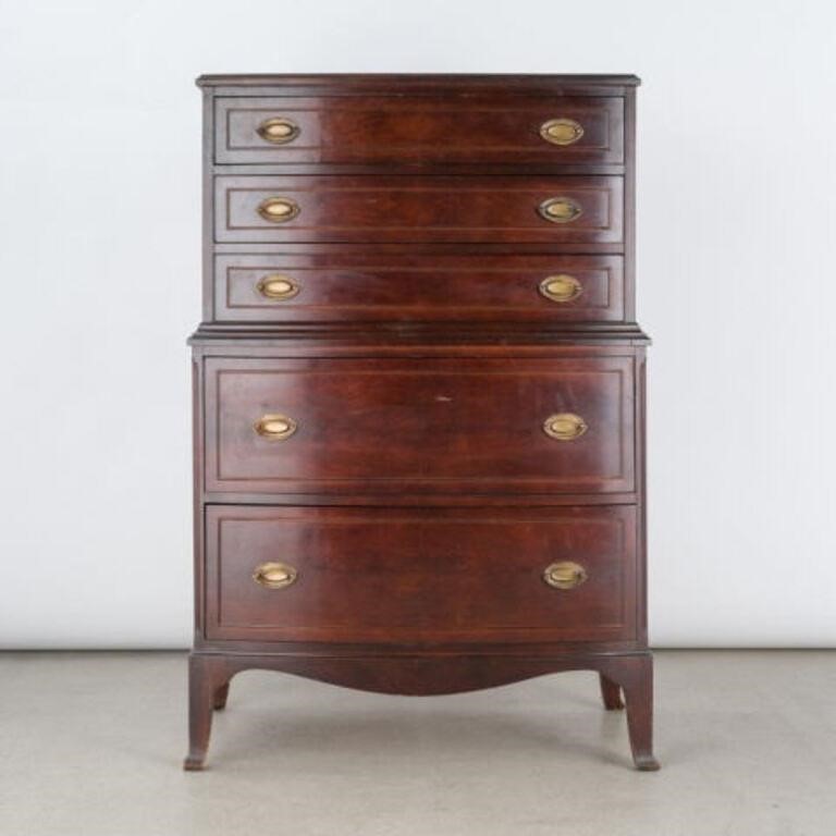 MAHOGANY GENTLEMAN'S HIGH-BOY
