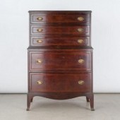 MAHOGANY GENTLEMAN'S HIGH-BOY