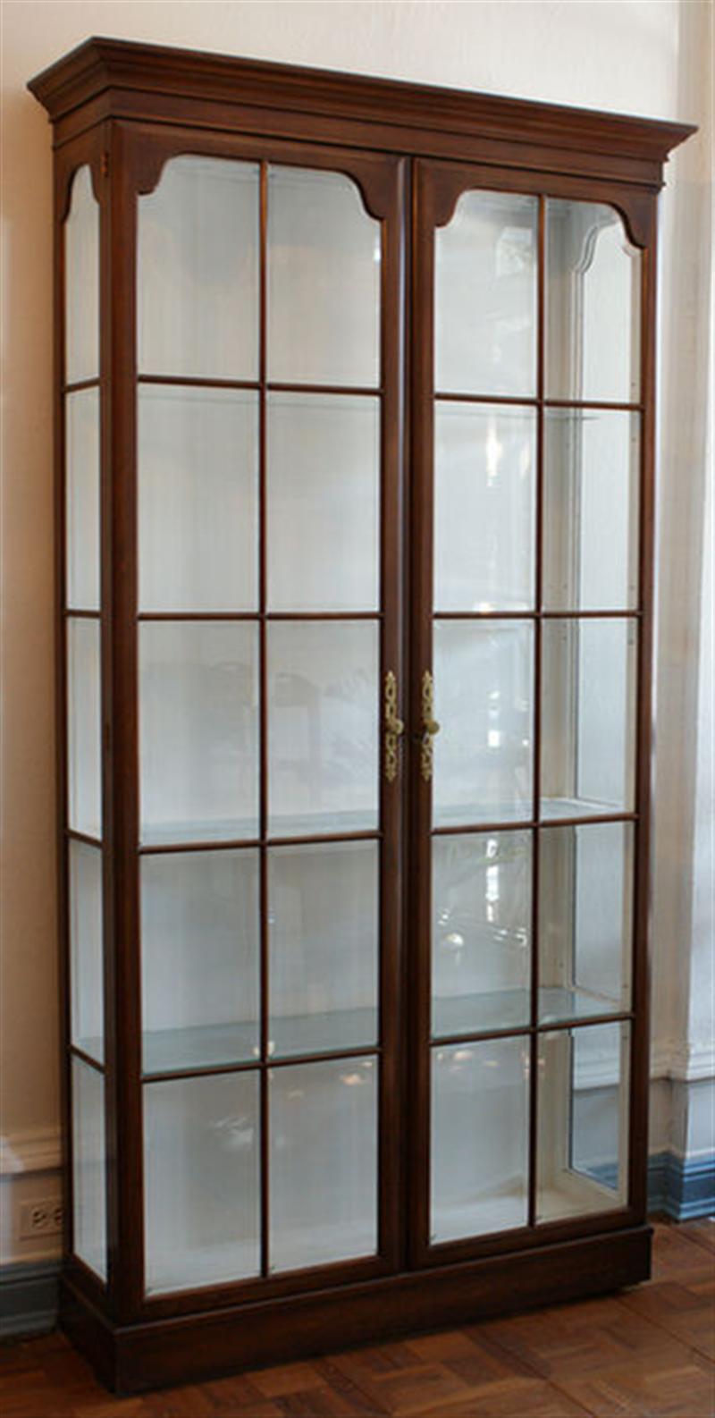 Mahogany Georgian style display