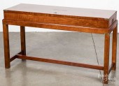MAHOGANY GUN CASE ON STANDMaho