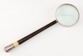 MAHOGANY-HANDLED MAGNIFYING GL