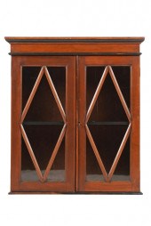 MAHOGANY HANGING CABINETwith e