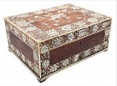 MAHOGANY INLAID LAP DESK, HAVI