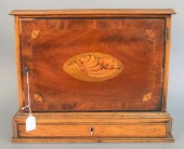 MAHOGANY INLAID ONE DOOR CABIN