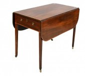 MAHOGANY INLAID PEMBROKE TABLE
