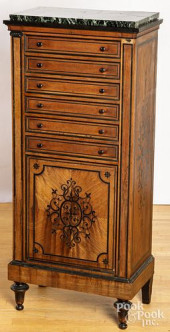 MAHOGANY LINGERIE CHEST WITH M