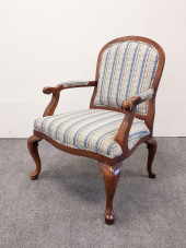 MAHOGANY LOUIS XV STYLE FAUTEU