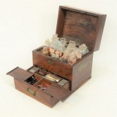 MAHOGANY MEDICAL APOTHECARY BO