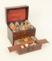 MAHOGANY MEDICAL APOTHECARY BO