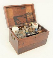 MAHOGANY MEDICAL APOTHECARY BO
