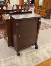 MAHOGANY MUSIC CABINET, EMPIRE