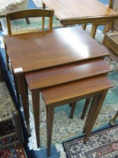 Mahogany Nest of Tables Pembro