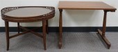 MAHOGANY OVAL GALLERY TOP COCK