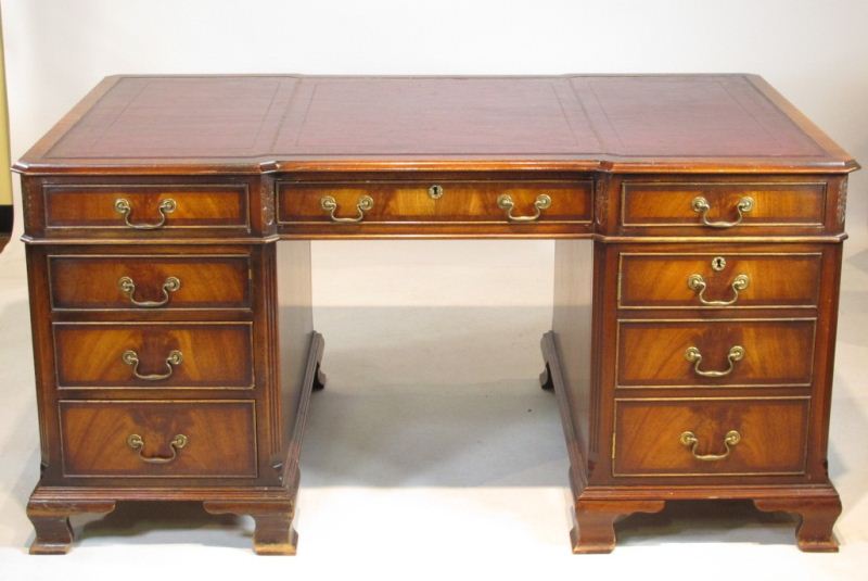 Mahogany Partner's Desk20th century