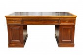 MAHOGANY PARTNER'S DESKthe gil