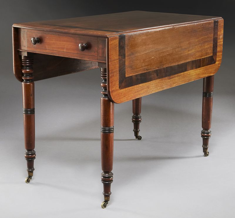 Mahogany Pembroke table the drop