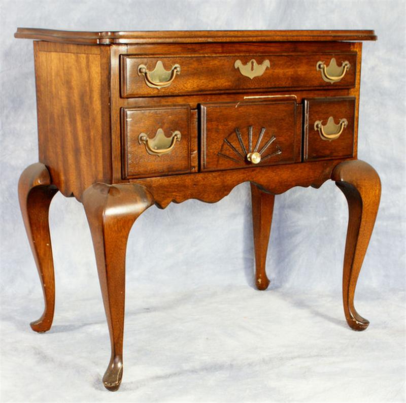 Mahogany Queen Anne style miniature