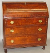 MAHOGANY ROUND FRONT DESKca. 1