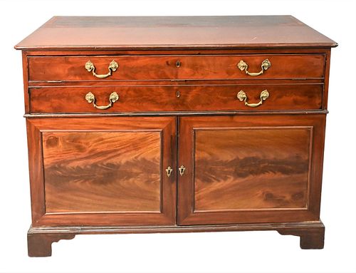 MAHOGANY SECRETARY DESKMahogany