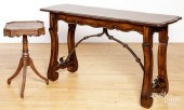 MAHOGANY SERVER AND END TABLEM