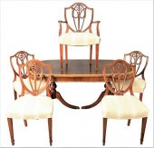 MAHOGANY SEVEN PIECE DINING SE