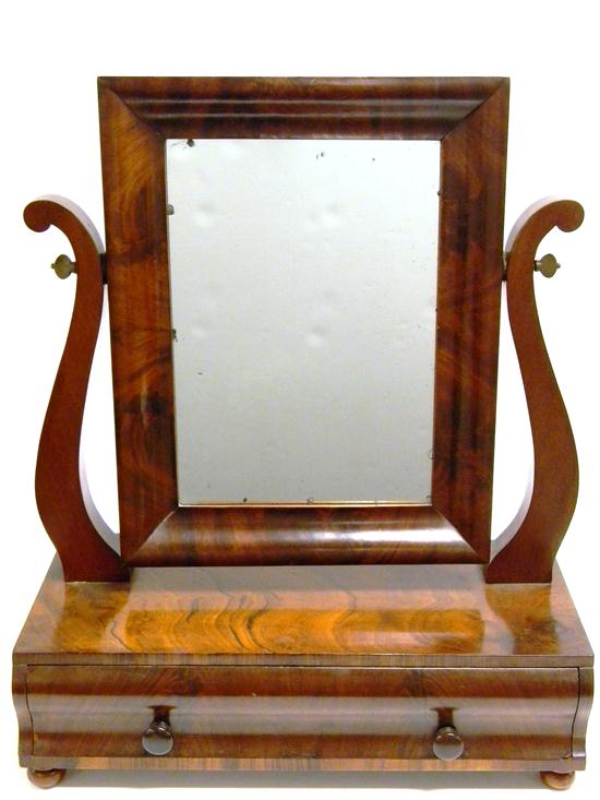 Mahogany shaving stand  c. 1850 