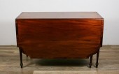 MAHOGANY SHERATON DROP LEAF TA