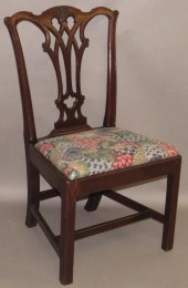MAHOGANY SIDE CHAIRca. 1770; w