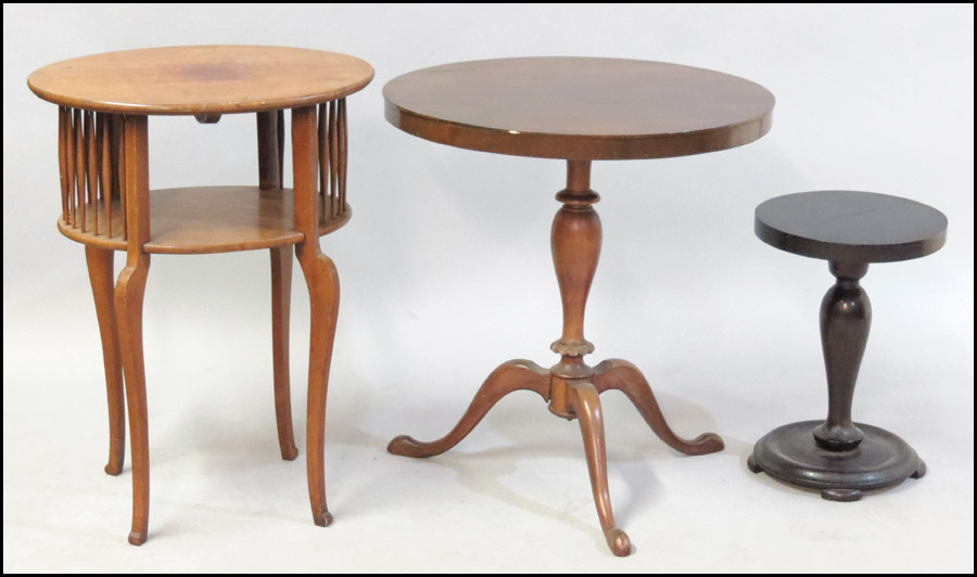 MAHOGANY SIDE TABLE. Together
