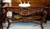 MAHOGANY SIDEBOARD CONVERTED T