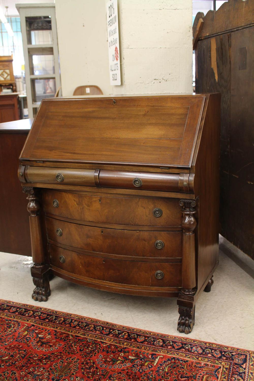 MAHOGANY SLANT-FRONT