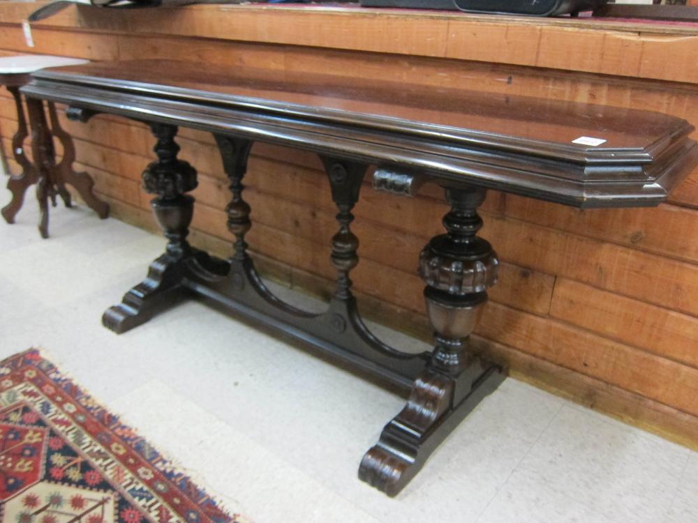 MAHOGANY SOFA TABLE, ENGLISH