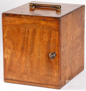 MAHOGANY SPECIMEN CABINET, LAT