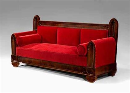Mahogany square sofa   