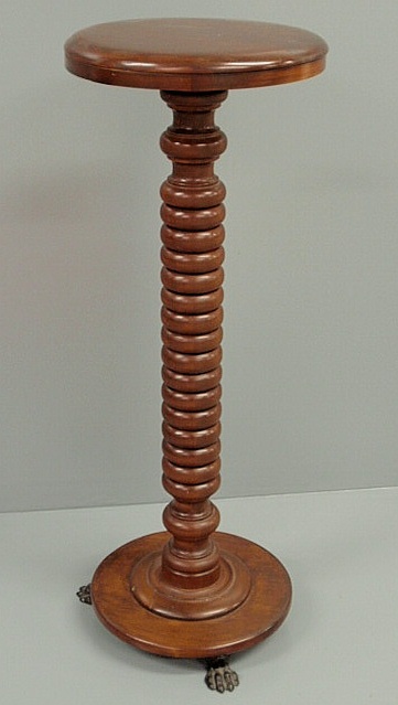 Mahogany stained maple plant