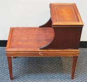 MAHOGANY STEP END TABLEMahogan