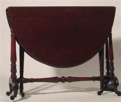 Mahogany sutherland drop leaf table
