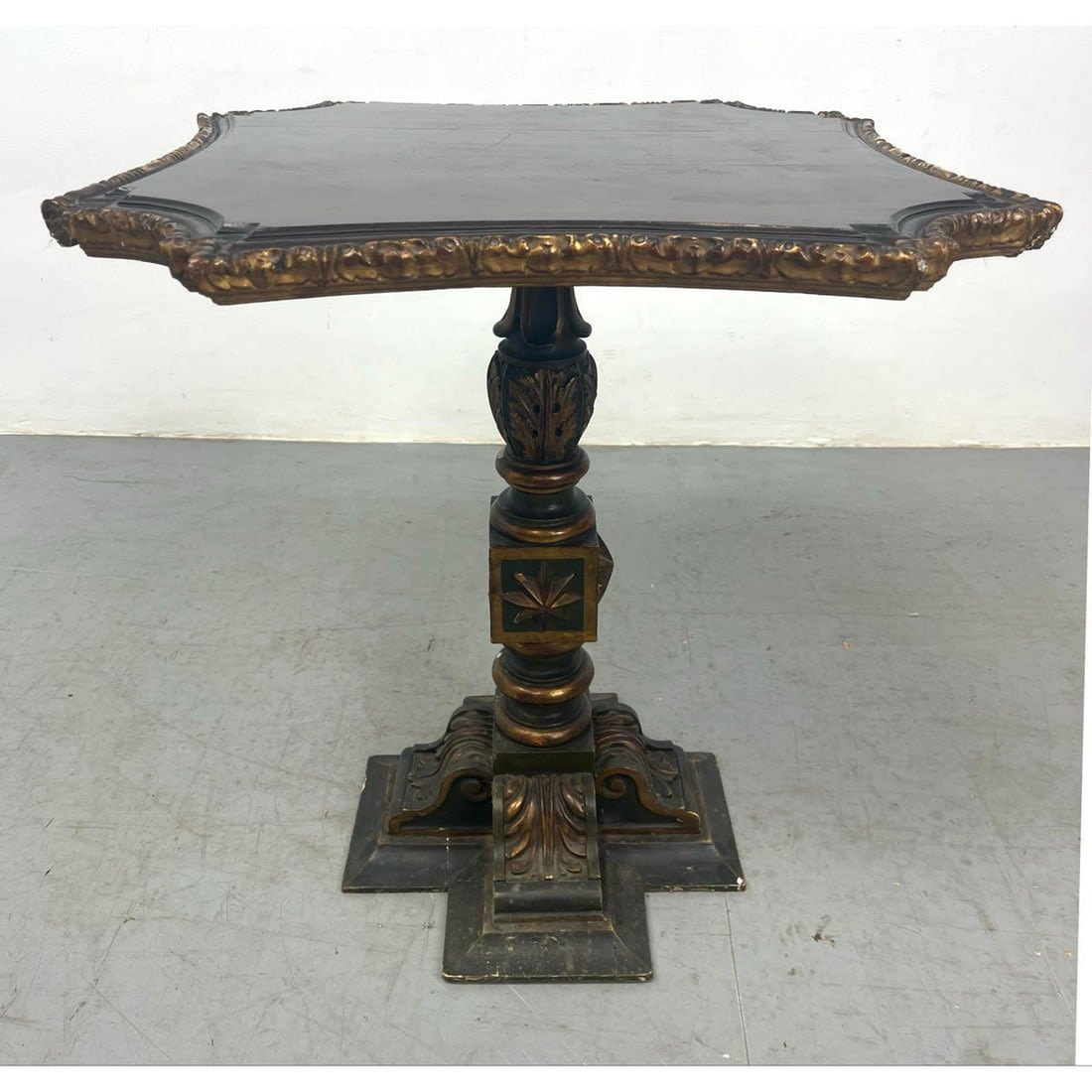 Mahogany Table with shaped framed