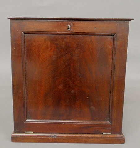Mahogany tabletop desk early 19thc.
