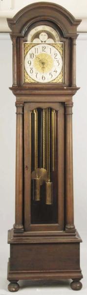 Mahogany Tall Case Clock with 4