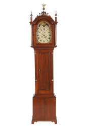 MAHOGANY TALL CASE CLOCKthe pa