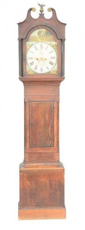 MAHOGANY TALL CLOCK, HAVING BR