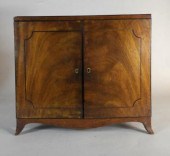 MAHOGANY TANTALUS, LATE 19TH C